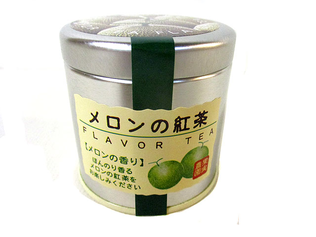 メロン缶紅茶35gFravor Tea [トミヤ郷土民芸]